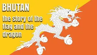 Bhutan - the story of the flag with the dragon and diagonal band