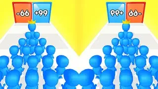 Color Run Crowd Gameplay (by Fast Fail Games) | 3D Color Run Game