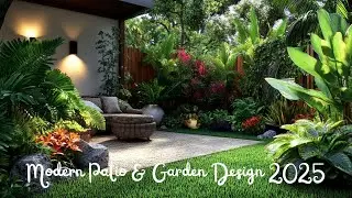 Stunning Tropical Landscaping Ideas for Small Backyards 🌺 Modern Patio & Garden Design 2025  4K