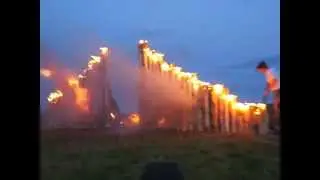 Pagan fire ceremony in north highlands