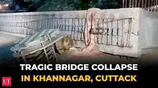 Three killed, others injured in Cuttack bridge collapse at Khannagar during construction work