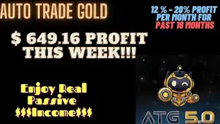 $649.16 Profit | Auto Trade Gold 5.0 - Weekly Performance Review Jan 3 - Jan 7 (2022) - Hindi Audio