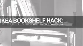 Ikea Bookshelf Hack: Artist's Flat File