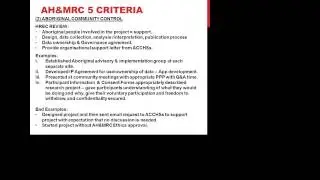 AFPHM webinar - Aboriginal health ethics and research