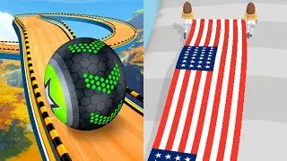 Going Balls VS Flag Painters - All Levels Gameplay Android iOS Ep 1