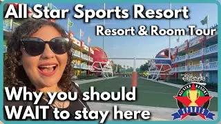 Курорт All Star Sports Resort от Disney — экскурсия по курорту и номерам (неотремонтированные ном...