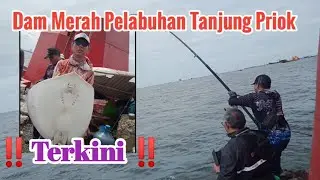 Mancing Dam Merah Pelabuhan Tanjung ‼️ Angin sedang,air pasang dan ikan masih jarang makan ‼️