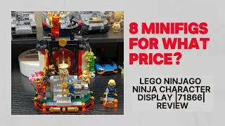 LEGO NINJAGO NINJA CHARACTER DISPLAY |71866| REVIEW PLUS MINIFIG COMPARISON