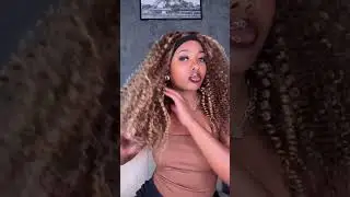Glueless Highlight Honey Brown Wig from @simidolahair  #shorts #simidolahair #gluielesswig