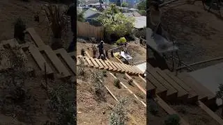 Amazing Sloped Backyard Transformation 😮