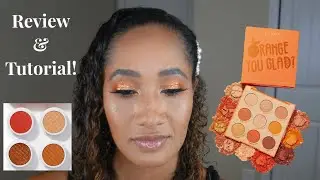 ColourPop Orange You Glad Collection! | Review & Tutorial | Super Shock Shadows & So Juicy Gloss