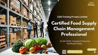 Certified Food Supply Chain Management Professional |Online Training & Certification by CDG Training