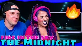 #reaction To The Midnight - 'Fire In The Sky' (Official Video) THE WOLF HUNTERZ REACTIONS