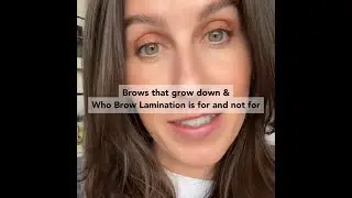 Why Brow Lamination Isn&rsquo;t for Everyone (Especially If Your Brows Grow Down) | Brow Expert Advice