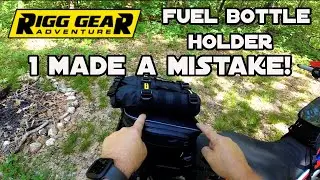 Rigg Gear  Fuel Bottle Holder Review I Made a Mistake Honda CRF300L Dual Sport Motorcycle Nelson Rig