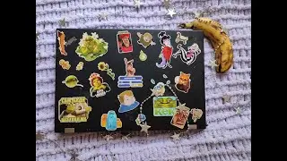 АСМР 🦖клеим НАКЛЕЙКИ 🐸stickers ASMR Ш&euml;пот