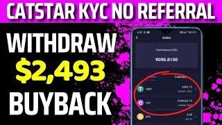 CATSTAR KYC WITHOUT REFERRAL || USDT BUYBACK WITHDRAWAL