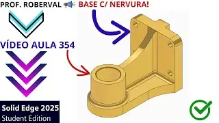 CLASS 354-Exercise 334_Modeling a Ribbed Base in Solid Edge 2025