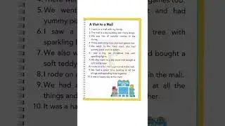 🔴Essay On A visit To A Shopping Mall | A visit to a market english essay | Write Essay On A market
