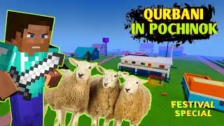 eid ul adha in minecraft - bakra eid in free fire🐏 - celebrating bakra eid in free fire - #1