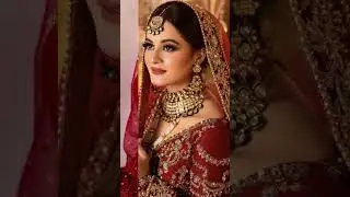 Pakistani actresses Bridal look #aimankhan #sarahkhan #yumnazaidi #bridallook #makeup #shorts