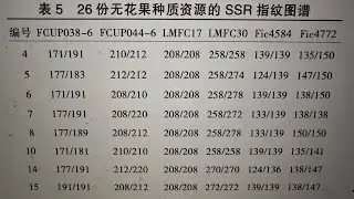 无花果品种鉴定！SSR分子标记和指纹图谱！