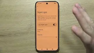 How to Turn On Blue Light Filter on GOOGLE Pixel 9 Pro - Enable Night Light