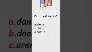 🇺🇸Quiz de ingl&ecirc;s sobre presente simples #gramaticainglesa #inglesonlinegratis #inglesemcasa