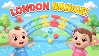 London bridge is falling down🌈🎵|kids rhymes song 🎵|cartoon ki duniya