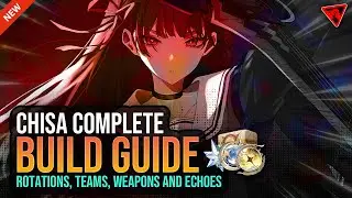 CHISA Complete Build Guide - Style, Weapon, Echoes, Team Comps | veedizzy #wutheringwaves 🔥🔥🔥