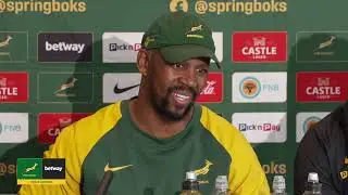 &ldquo;Springboks Captain&rsquo;s Final Press Conference | Siya Kolisi & Stix on Finishing Strong vs Wales&rdquo;