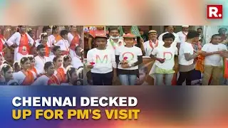 PM Modi In Chennai: Preparations Galore Ahead Of PM's Visit In Tamil Nadu