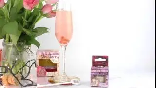 Shimmer for prosecco with bubbles for prosecco