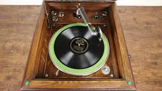 Oak Quarter Sawn Record Player Antique Silvertone Phonograph