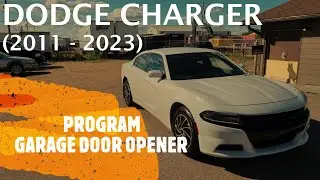 Dodge Charger - HOW TO PROGRAM HOMELINK GARAGE DOOR OPENER (2011 - 2023)