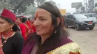 उत्तरायणी कौतिक #खटीमा में भब्य कलश यात्रा 🙏🏻🙏🏻