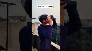 Telescope 🔭 Zoom 🔥 power Sunset #shortsfeed #zoomtest #telephotolens #telescope