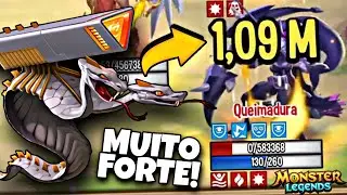 TESTEI O SERPENTEX NO NÍVEL 130 FULL X EM BATALHAS NO PvP E OLHA ISSO!! Monster Legends