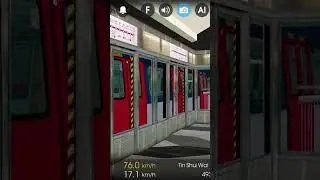 Hmmsim 2 mtr west rail line SP1900 D&eacute;par #sp1900 #hmmsim2 #train #metro #mtr