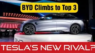 BYD Surges to 3rd Place in Global EV Sales: Is Tesla in Trouble?