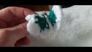 Teal Butterfly with White Wings