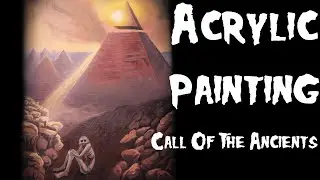 Acrylic painting process- Surreal/ fantasy art