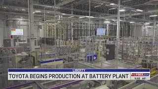 Toyota begins production at battery plant in Liberty