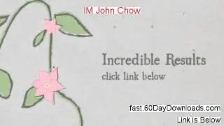 IM John Chow review video -legit