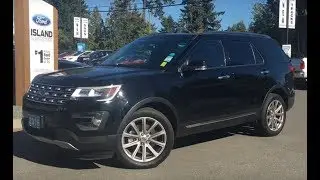 Обзор Ford Explorer Limited 2016 года выпуска с подогревом сидений, двухпанельным люком и полным приводом | Island Ford