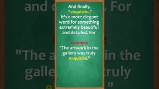 Learn 3 Stunning Alternatives to 'Beautiful' | English Vocabulary for Daily Use #advancedvocubulary