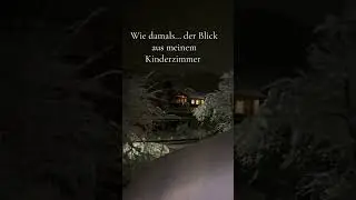 Kindheitserinnerungen beim Blick aus meinem alten Fenster