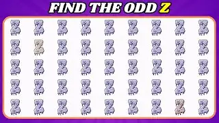 🔠FIND THE ODD ONE OUT NUMBERS & LETTERS EDITION- Something Is Wrong Here&hellip; Can You See It?|EMOJI QUIZ