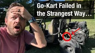 Fixing a Broken Coleman Go-Kart Engine Mount & Chain Tensioner &ndash; DIY Welding on the farm