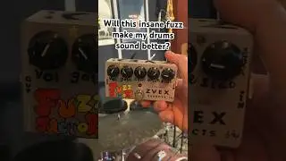 Fuzz + drums = oh geez 🌝 #fuzz #effects #shorts